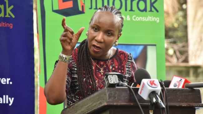 File image of Infotrak CEO Angela Ambitho